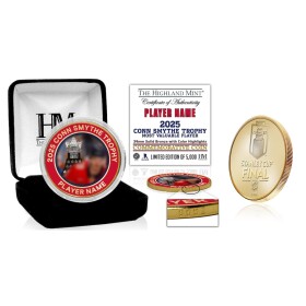 Fanatics Pamětní mince Florida Panthers NHL 2025 Stanley Cup Champions Conn Smythe Winner Bronze Coin