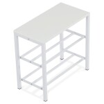 Botník, 2 police, bílý matný lak