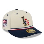 New Era Pánská kšiltovka Los Angeles Dodgers MLB 2026 4th of July USA 250 Low Profile 59FIFTY Fitted Velikost: 7 3/8