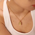 ELENYS Angel Grace – pozlacený náhrdelník 18K žluté zlato Délka: 40+5 cm / max. 45 cm