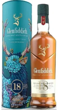 Glenfiddich Raku Inoue 2024 / Whisky / Speyside single malt / 18 let / 40 % / 0,7 l (5010327325194)
