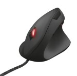 Trust GXT 144 Rexx černá / Vertikální herní myš / Optická / 1000DPI / 6 tlačítek / USB / 1.8m (22991-T)