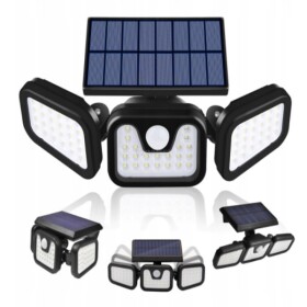Izoxis Solární 140 COB LED osvětlení s PIR čidlem pohybu