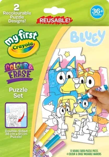 CRAYOLA Vybarvovací puzzle Bluey