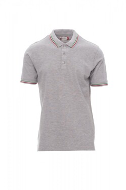 Unisexová polokošile Payper ITALIA MELANGE Barva: Melánžová Šedá, Velikost: 4XL (0009570368130014XL)