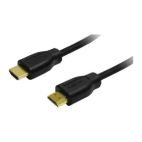 LogiLink HDMI kabel A(M)-A(M) černá 0,2 m / HDMI kabel / 4K/30Hz / pozlacené konektory / HEC (CH0076)