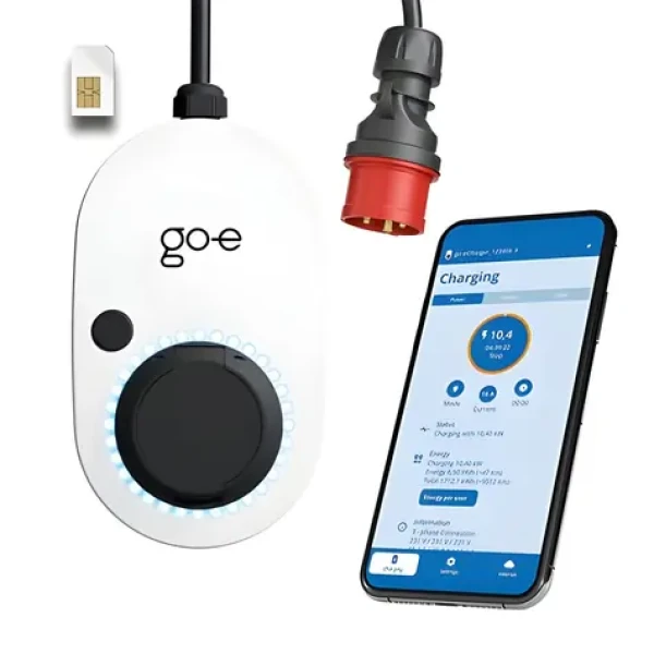 Go-e Charger Gemini flex 2.0 / Wallbox / 22 kW / 32A 3-fázová / 4G/LTE / mobilní nabíjecí stanice (CH-05-22-01)