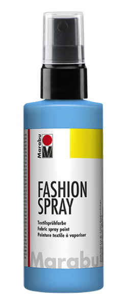 Barva na textil ve spreji Marabu Fashion Spray 100 ml - modrá světle 141