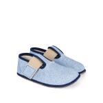 Barefoot chlapecké přezůvky Pegres, BF01 textil, modrá - 31