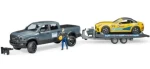 Bruder 02504 Terénní auto RAM se závoťákem a figurkou / 1:16 / od 4 let (02504)