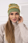 Fleecová čepice Patrycja K254 green neon+green UNI