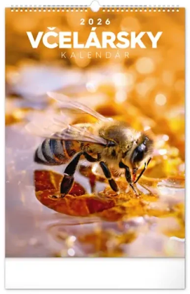 NOTIQUE Nástěnný Včelársky kalendár 2026 / 33 x 46 cm (PGN-35734-SK-L)