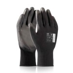 Rukavice pologumové, BUCK BLACK, 9" (L), bal. 12ks, ARDON