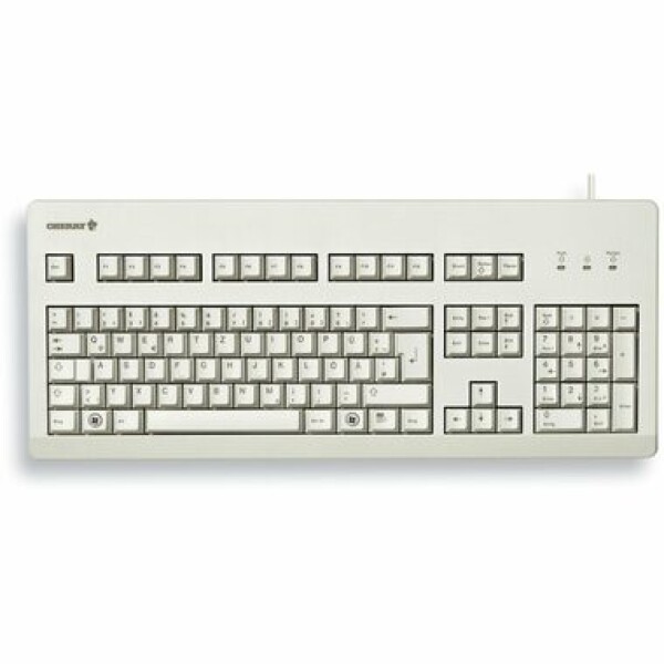 CHERRY G80-3000LSCDE-0 šedá / Kancelářská klávesnice / drátová / USB / DE layout (G80-3000LSCDE-0)