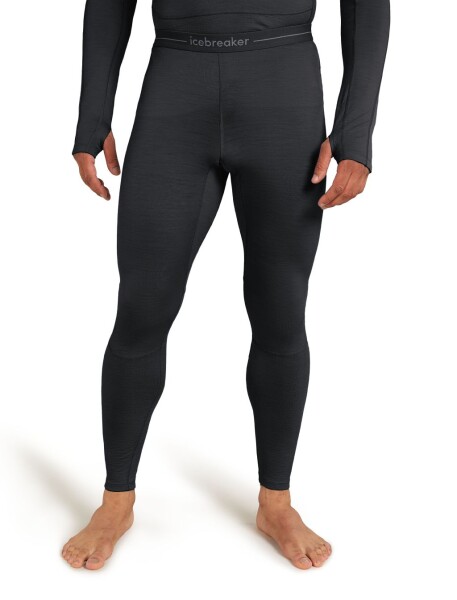 Pánské merino spodky ICEBREAKER Mens ZoneKnit 200 Leggings, Black velikost: XL