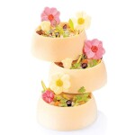 Barbara Luijckx sp. z o. o. Dekorace čokoládová Růžová Magnolie 12 ks