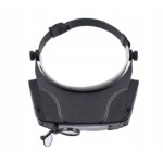 Verk Group Náhlavní lupa s 2x LED světlem a až 11x přiblížením