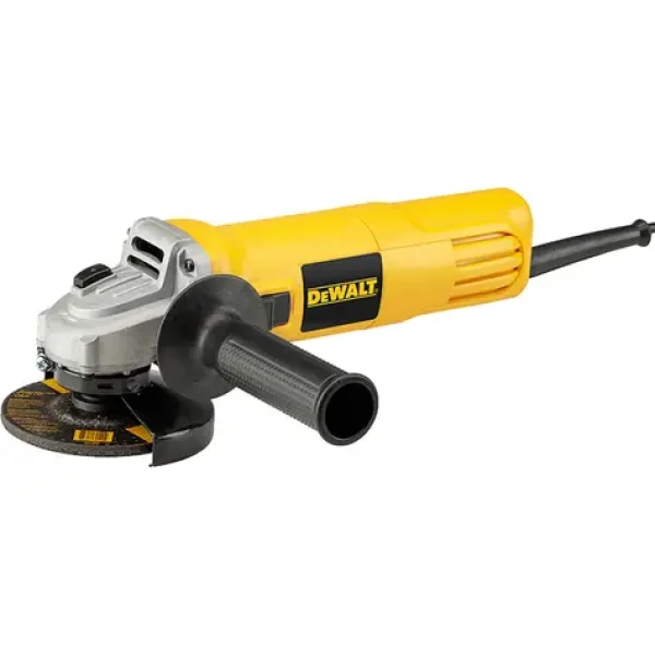 DeWalt DWE4117-QS / Úhlová bruska s posuvným spínačem / 950W / 125mm (DWE4117)