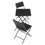 Zahradní set 1+2, plast, šedá, AZS-L2161 GREY