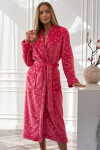 L&L 2552 Cora Long S-2XL dámský župan malina M