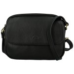 Luxusní dámská kožená crossbody kabelka Katana Dayana, černá