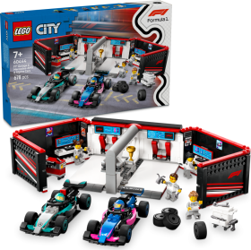 LEGO® City 60444 Garáž F1® a vozy Mercedes-AMG a Alpine - LEGO® City