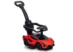 Mamido Dětské odrážedlo auto s vodící tyčí Lamborghini Sian červené