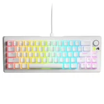 Glorious GMMK 3 65% - Fox Linear ANSI bílá / herní 65% TKL / USB-C / ANSI (US) layout / Fox Linear / RGB / 1.4m (GLO-KB-GMMK3-65-PB-FOX-W-WHT-US)