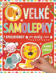 Velké samolepky omalovánky pro malé ruce Divoká zvířata Véronique Petit