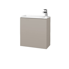 Dřevojas - Koupelnová skříňka VARIANTE SZD 50 umyvadlo Zoom - N07 Stone / N07 Stone / Pravé 339258P