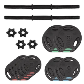 HMS SG40 Jednoruční nakládací činky 42 kg (5907695539745)