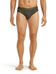 Pánské merino slipy ICEBREAKER Mens Anatomica Briefs, Dark Loden velikost: M
