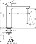 HANSGROHE - Vernis Shape Umyvadlová baterie, EcoSmart, matná černá 71591670