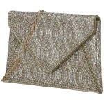 Luxusní dámské psaníčko Michelle Moon Elizara, zlaté