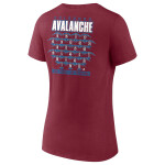 Fanatics Dámské tričko Colorado Avalanche 2022 Stanley Cup Champions Jersey Roster V-Neck Velikost: