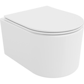MEXEN/S - Sofia Závěsná WC mísa Rimless Tornado včetně sedátka s slow slim, duroplast, bílá lesk 30540400T