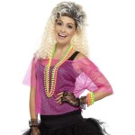 Smiffys.com Síťované tričko - růžové Velikost: M/L