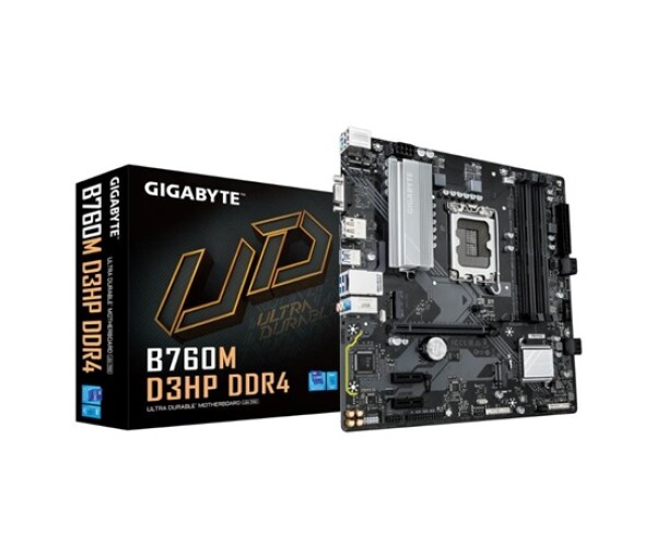 GIGABYTE MB Sc LGA1700 B760M D3HP DDR4, Intel B760, 4xDDR4, 1xDP, 1xHDMI, 1xVGA, mATX EDF_524980