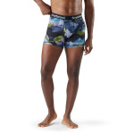 Pánské merino boxerky SMARTWOOL Men's Merino Print Boxer Brief Boxed, Blue Summit Sector velikost: L