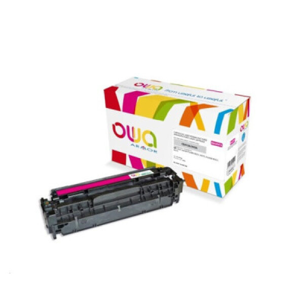OWA Armor toner pro HP Color Laserjet Pro300 M351, M375, Pro400 M451, M475, 2600 Stran, CE413A, červená/magenta - originální EDF_1081050