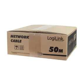 LogiLink černá / Instalační kabel / Cat7 / S/FTP / 50 m / 1000 MHz / bez halogenu (CPV0081)