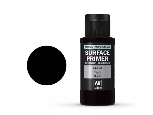 Vallejo Surface Primer 73602 Black 60 ml