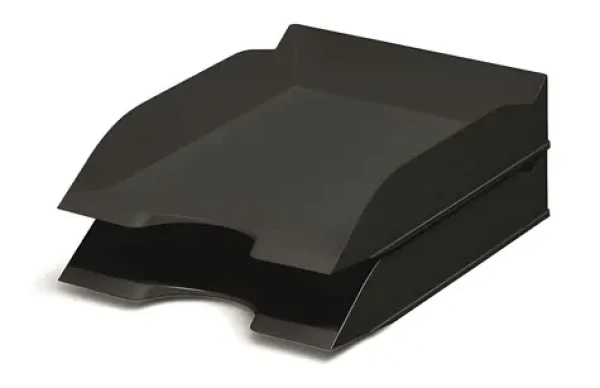 Durable odkladač na dokumenty ECO černý / Odkladač na dokumenty / A4-C4 / Recyklovaný plast / 253 x 63 x 337 mm (775601)