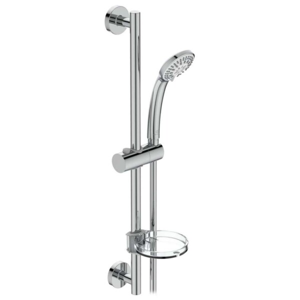 IDEAL STANDARD - Idealrain Set sprchové hlavice 100, 1 proud, tyče a hadice, chrom B9414AA