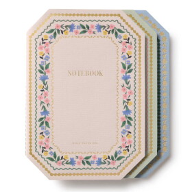 Rifle Paper Co. Linkovaný notes Gemma – set 3 kusů, multi barva, papír