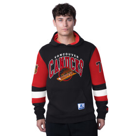 Starter Pánská mikina Vancouver Canucks NHL Vintage End Zone Fleece Hoodie Velikost: XL