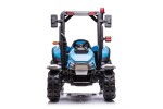 Mamido Dětský elektrický traktor s přívěsem BLT modrý