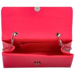 Stylové lakované dámské psaníčko Xawera, fuchsiová