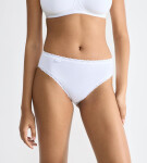 Sloggi 24/7 Cotton Lace - tai kalhotky: pohodlí z česané bavlny (3 ks) Sloggi WHITE 40