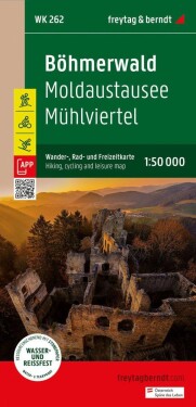 Český les 1:50 000 turistická, cyklistická rekreační mapa